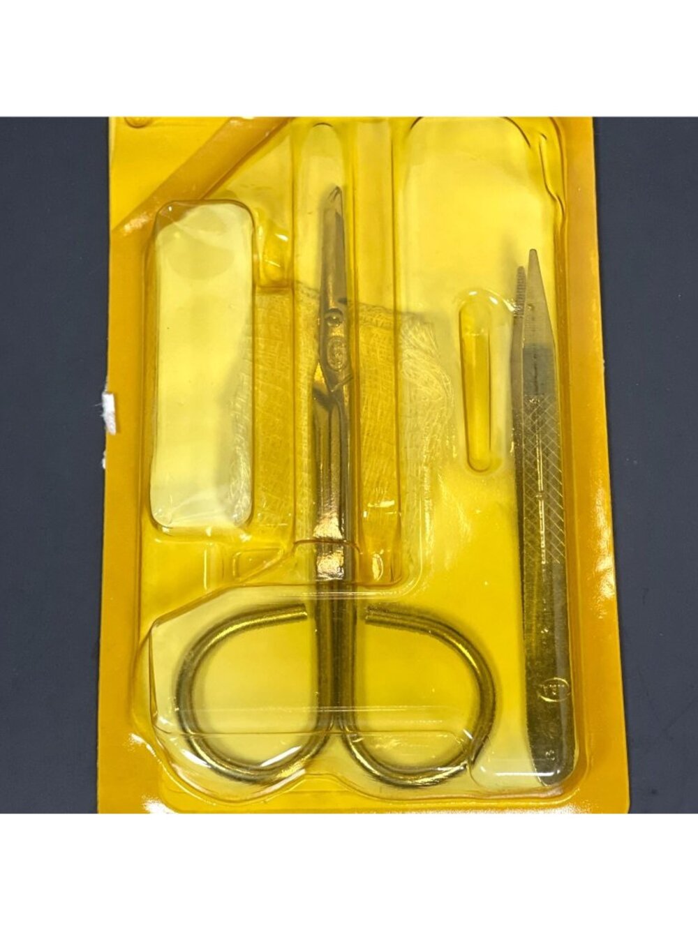 Vintage Suture Removal Sterile Tray Medical Tools Littauer Scissor Metal Forceps - Picture 2 of 9